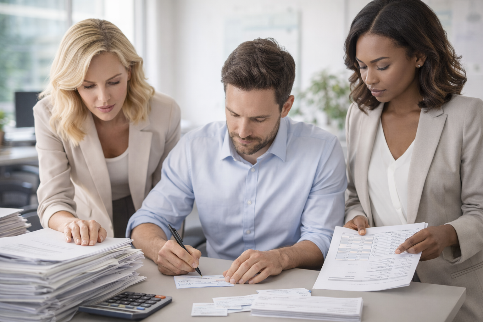 Writing manual business checks